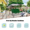 ZKHD Replacement Swing Canopy, Waterproof, UV-Protective, Green, L164 × W114 × H15 cm view 3
