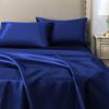 Satin Pillowcases 45 x 70 cm, 2-Pack - 100% Satin, Super-Soft, Dark Blue view 3