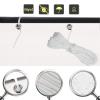 MEEYI Garden Privacy Screen, 80 x 1,550 cm, White view 3