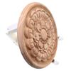 LIJUCAI Carved Wood Furniture Appliques, 10 cm, 2-Piece view 3