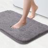 jia cool Original Thick Memory Foam Bath Rug, 19.6 x 31.5 in, Cushioned, Soft, Absorbent Bathroom Mat, Machine view 2