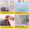 jia cool Original Thick Memory Foam Bath Rug, 19.6 x 31.5 in, Cushioned, Soft, Absorbent Bathroom Mat, Machine view 4