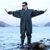 QTDZ Outdoor Waterproof Waders with Rain Hood, Non-Slip PVC Boots, EU 46 view 3