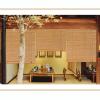 Jolan Bamboo Roller Blind, Carbonized, Customizable, 125 x 225 cm / 49 x 89 in view 2