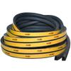 STEIGNER 90 m EPDM Rubber Seal SD-54, Black, 12 x 10 mm, Self-Adhesive Hollow-Chamber Profile view 1