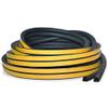 STEIGNER 90 m EPDM Rubber Seal SD-54, Black, 12 x 10 mm, Self-Adhesive Hollow-Chamber Profile view 3