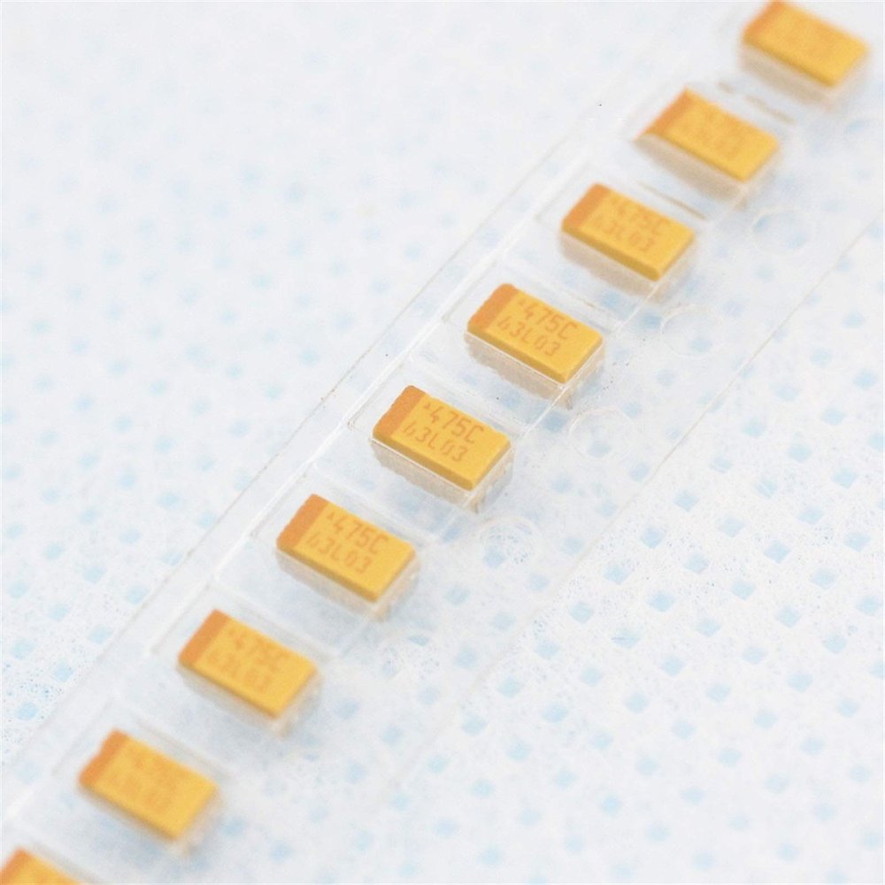 Geeyu ZHaonan 10-Pack D-Type Tantalum Capacitors, 2.5–50 V, 4.7–680 µF