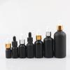 TIANZD 12-Pack 15 mL Matte Black Glass Dropper Bottles with Glass Pipettes view 3