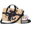 Sea Cat Art Sports Duffel Bag with Shoe Compartment view 2