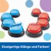 Learning Resources Answer Buzzer Set for Kids, Ages 3+, 8 Quiz Buzzers with 2 Sounds, Red & Blue view 3