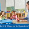Learning Resources Answer Buzzer Set for Kids, Ages 3+, 8 Quiz Buzzers with 2 Sounds, Red & Blue view 4