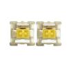 50g Transparent Yellow 5-Pin Linear Mechanical Keyboard Switches, 30-Pack view 1