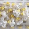 50g Transparent Yellow 5-Pin Linear Mechanical Keyboard Switches, 30-Pack view 4