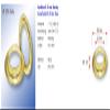 Brass Round Pins, 20 mm, 100 pcs view 2