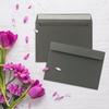 50 Anthracite DIN C5 Envelopes, 6.4 x 9 in, Peel-and-Seal view 2