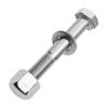 M16 x 200 mm Hex Bolts with Partial Thread, Low-Profile Cap Nuts & Washers, A2 Stainless Steel, 20 Pieces | MESAROS view 1