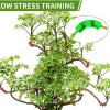 10-Piece 90-Degree Plant Benders, Green Plastic Garden Clips view 2