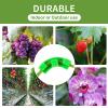 10-Piece 90-Degree Plant Benders, Green Plastic Garden Clips view 4