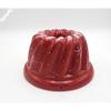 MegaStore Express Kougelhopf Baking Pan, Cherry Red, Deer, White, 22 cm view 1