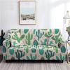 FANSU Stretch Non-Slip Sofa Cover with Armrests, 3D Cartoon Cactus Print, L-Shaped Sofa/Couch/Armchair Cover for Living Room Decor (Desert, 1-Seater) view 1