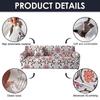FANSU Stretch Non-Slip Sofa Cover with Armrests, 3D Cartoon Cactus Print, L-Shaped Sofa/Couch/Armchair Cover for Living Room Decor (Desert, 1-Seater) view 2