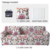FANSU Stretch Non-Slip Sofa Cover with Armrests, 3D Cartoon Cactus Print, L-Shaped Sofa/Couch/Armchair Cover for Living Room Decor (Desert, 1-Seater) view 3
