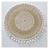 LIANYG Round Heat-Insulating Dining Table Mat, 38 cm, Color H view 1