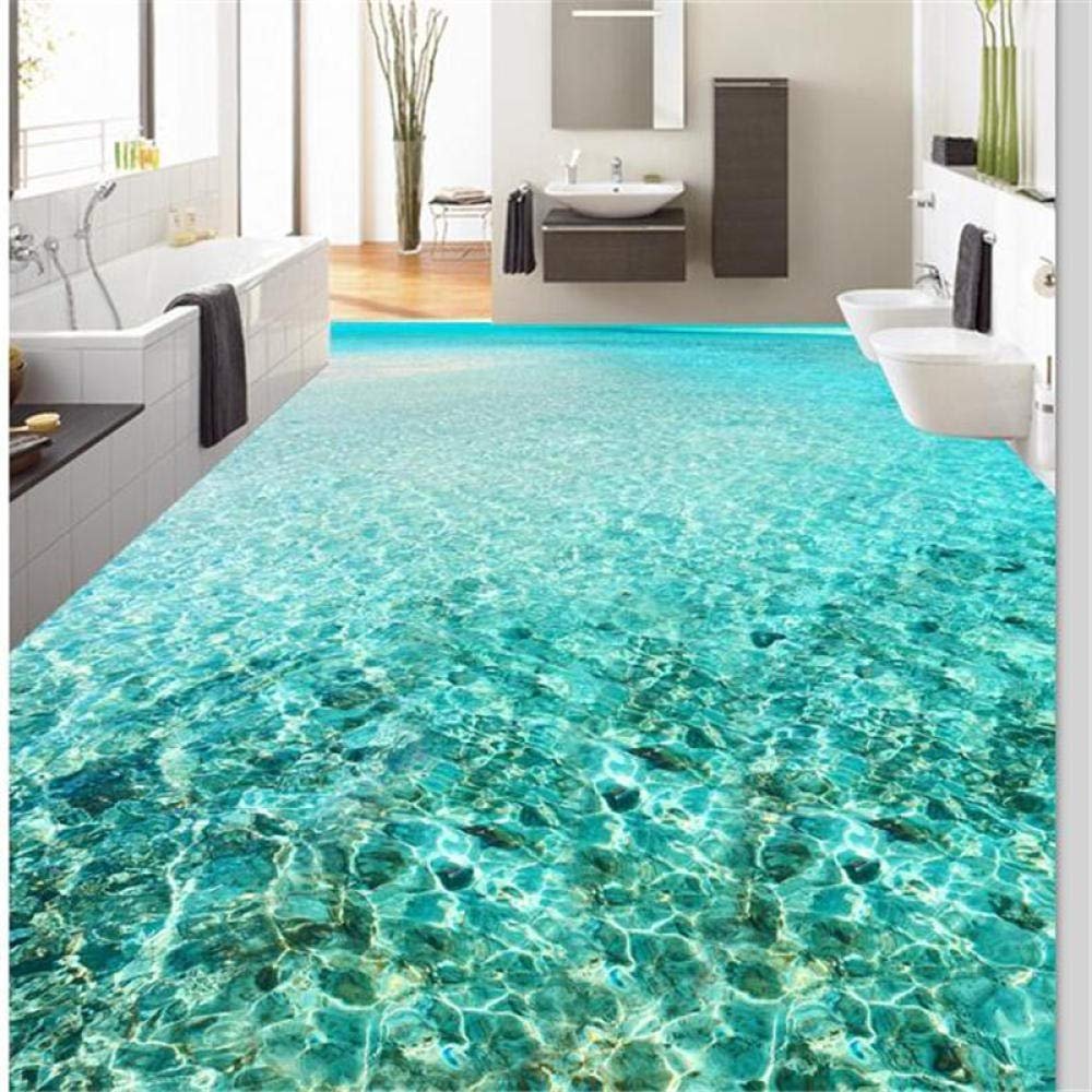 Custom 3D Seawater Ripple Floor Decal, 150 x 105 cm