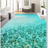 Custom 3D Seawater Ripple Floor Decal, 150 x 105 cm view 1