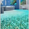 Custom 3D Seawater Ripple Floor Decal, 150 x 105 cm view 3