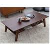 Sywlwxkq Multifunctional Natural Wood Low Table with Storage Shelf view 3