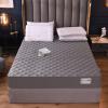 YUDEYU Gray Quilted Cotton Twill Fitted Mattress Protector, 150 x 200 cm, 16–25 cm Height view 2