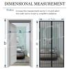 Magnetic Polyester Insect Screen Door Curtain, No-Drill Adhesive Mount view 2