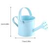 EESLL Metal Watering Cans, 2-Pack, Mini, Pink and Light Green view 2