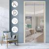 Magnetic Polyester Insect Screen Door Curtain, No-Drill Adhesive Mount view 1