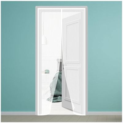 Magnetic Insect Screen Door Curtain, 225 x 270 cm, White