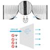 Magnetic Insect Screen Door Curtain, 225 x 270 cm, White view 4