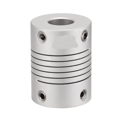 TANGJIANCHENG C Coupling, Flexible Aluminum Alloy Shaft Coupling, 19 x 25 mm, for Motor Gearboxes, 4–8 mm Inner Diameter