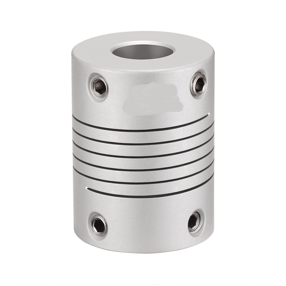 TANGJIANCHENG C Coupling, Flexible Aluminum Alloy Shaft Coupling, 19 x 25 mm, for Motor Gearboxes, 4–8 mm Inner Diameter
