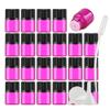 TIANZD 150-Pack 1 mL Empty Small Glass Bottles with Orifice Reducer, Pink Mini Essential Oil Bottles view 1