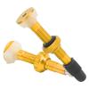 Nunafey Presta Valve Stems for Tubeless Bicycle Tires, 40 mm, Gold view 2