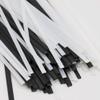 Geeyu ZHaonan ABS Plastic Welding Rods, Black/White, 25 cm, 2.5 × 5 mm, ABS White, 10 pcs view 3