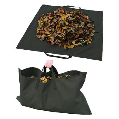 NSGJUYT Garden Waste Bag with Handles, Black