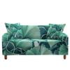 Highdi Stretch Sofa Cover for 2-Seater Sofa, 3D Leaf Pattern, Hawaii view 1