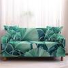 Highdi Stretch Sofa Cover for 2-Seater Sofa, 3D Leaf Pattern, Hawaii view 2