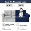 Highdi Stretch Sofa Cover for 2-Seater Sofa, 3D Leaf Pattern, Hawaii view 4
