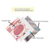 Lightweight Picnic Blanket 200 x 150 cm, 4 mm, Waterproof Retro Pattern, Carry Handle view 2
