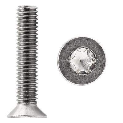 FASTON M2 x 20 Countersunk Screws, TX Drive, Stainless Steel A2/V2A, 10-Pack