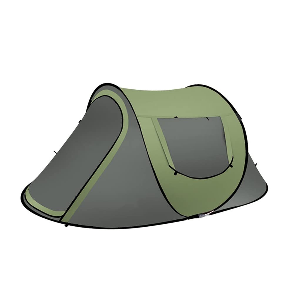 JQDZX Pop-Up Camping Tent, Waterproof 4-Season Family Dome Tent for 5–6 People