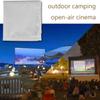 Projection Screen, 60–120 Inches, 16:9, White, Synthetic Polyester Fabric, Portable Projector Screen for Outdoor Camping Movies/Open-Air Cinema (100 Inches) view 3